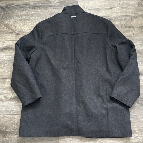 Andrew Marc | Mens Mid Length Wool Water Resistant Inner Bib Jacket XXL Charcoal - Picture 8 of 13